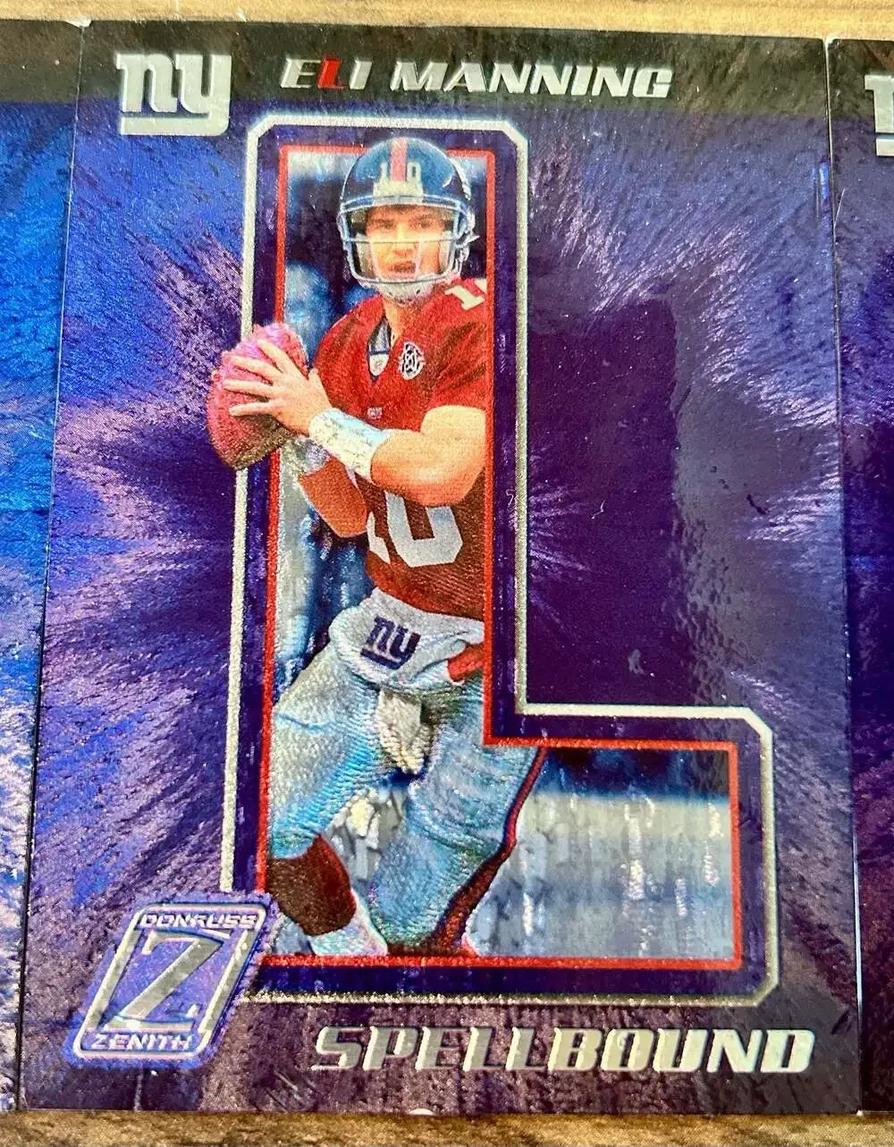 Eli Manning 2005 Donruss ZENITH SPELLBOUND E L I Card #10, 11, 12